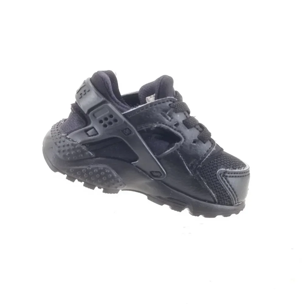 Nike Huarache Run Baby Black Walking Athletic Shoes Sneakers 704950-016 Size 4C
